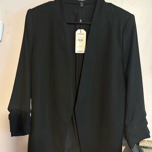 Express Women’s Black Open Front Blazer Jacket